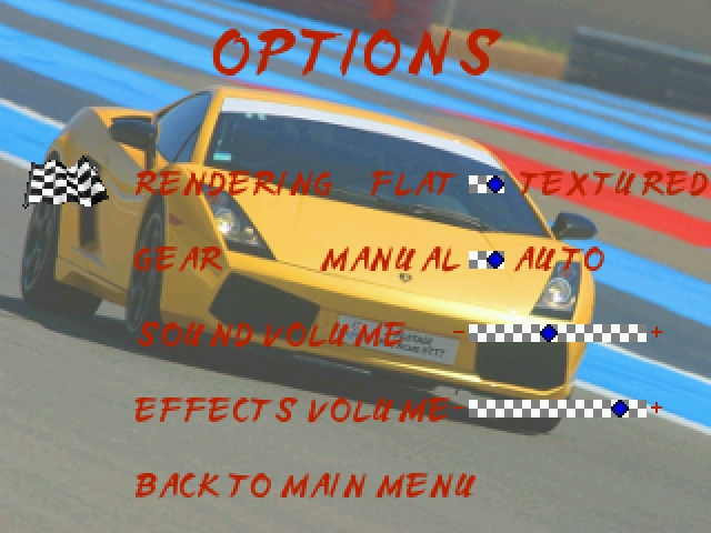 Racer atari screenshot